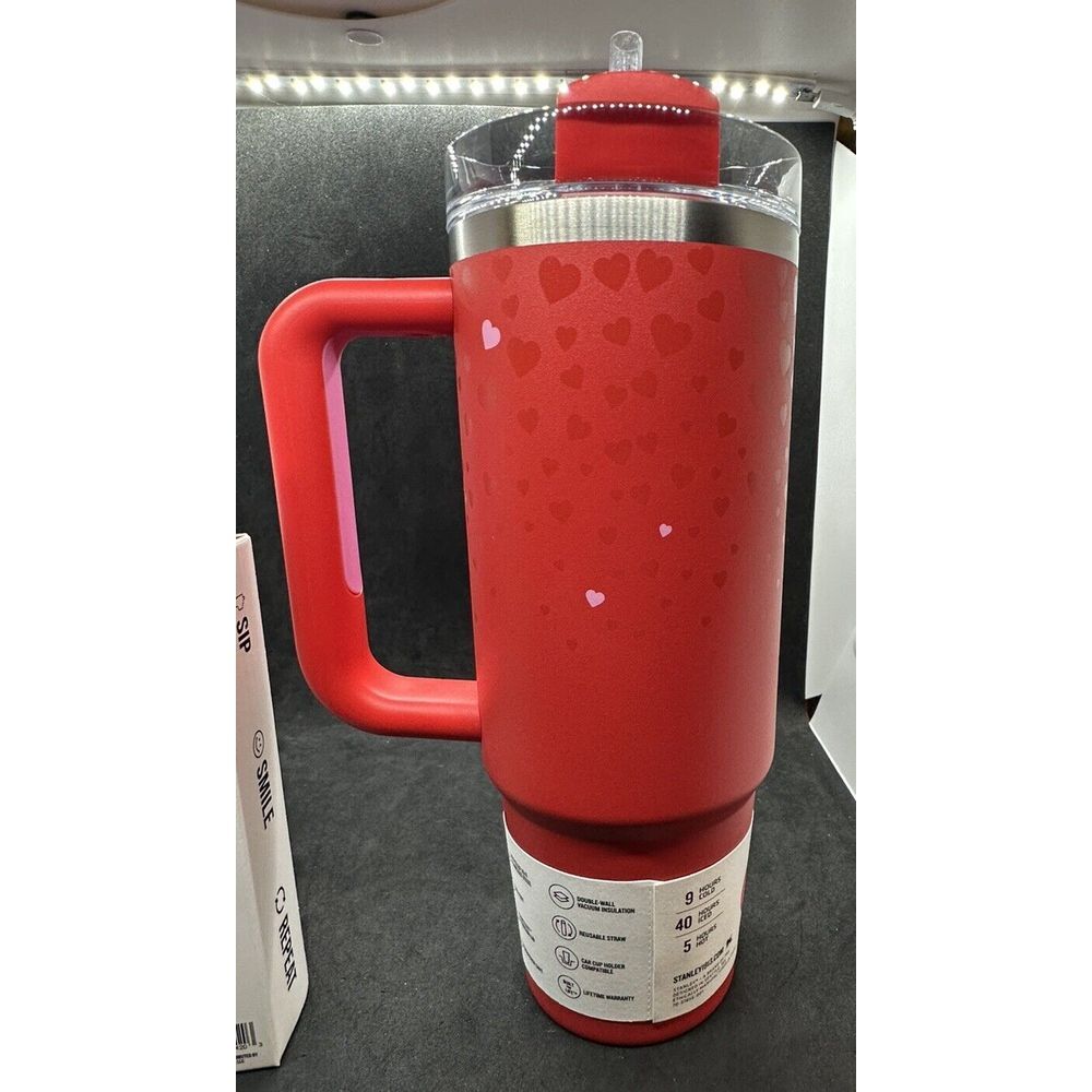 2025 Limited Edition Valentine Stanley Bundle, 30oz Tumbler W/Straw, Pouch - Picture 5 of 6